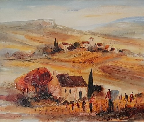 Tableau peinture huile - tableau,