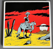 MORRIS - PLAQUE EMAILLEE LUCKY LUKE - COULEUR - EMAILLERIE BELGE - 2024