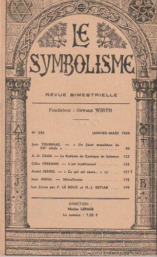 Revue symbolisme 383 - revue,