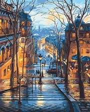 Peinture par Numero 40x50cm DIY Peinture à l'huile Sur Toile Kit Peinture par...