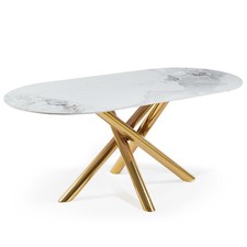 Table À Manger Effet Marbre
