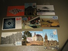 lot 9 cartes 1er jour 1974