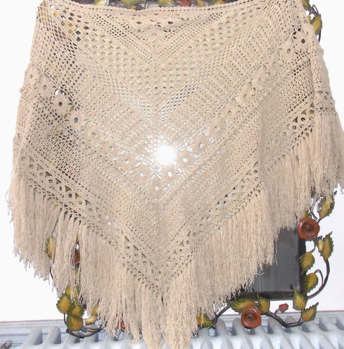 Chale etole crochet main - etole,