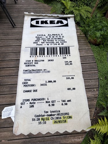 Grand tapis design ticket - design,