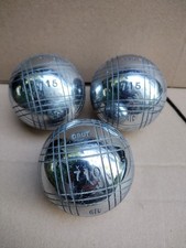 3 Boules De Pétanque OBUT ATC...1 Différente Voir Description...2x715 1x710