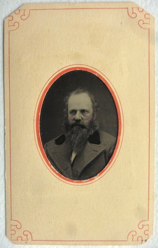 Ferrotype photo portrait homme - photo,