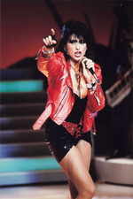 PHOTO CHANTEUSE SABRINA SALERNO TIRAGE ARGENTIQUE HD 26,5 x 17,5 CM