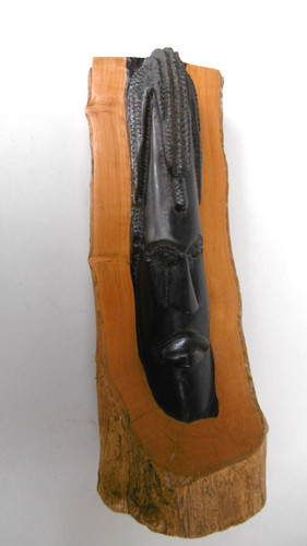 Tete africaine kenya sculptée - tete,
