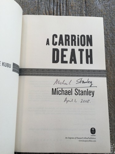 Signed carrion death - carrion, by