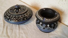  Cendrier de table en céramique type Tunisien et Pot à tabac " SAFI "