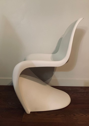 Chaises panton blanc vitra - chaises,