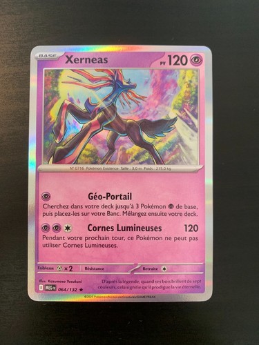 Carte pokémon holo xerneas - carte,