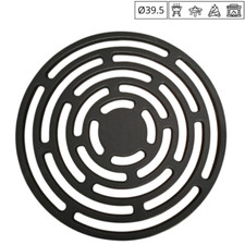 Grille en fonte émaillé  Ø39.5cm Barbecue Camping et Cheminée grande surface