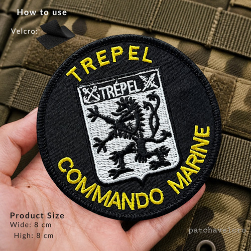 écusson commando marine - commando,