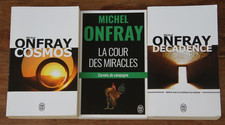 MICHEL ONFRAY - LOT DE 3