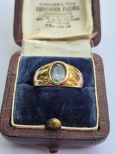 Ancienne Jolie Bague Plaqué
