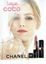 Publicité Advertising 098  2010   maquillage rouge lèvres  Coco Chanel  V.Paradi