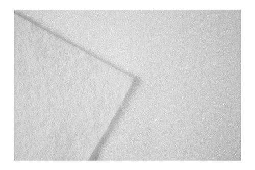 Tissu feutrine blanc - blanc, blanche