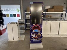 borne/totem pliante et