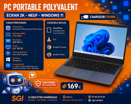 Portable polyvalent neuf - portable,