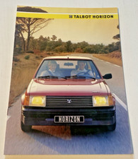 Brochure de Vente TALBOT HORIZON  en Allemand - 1985 - Bel Etat.