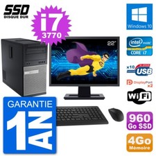 PC Tour Dell 7010 Ecran 22"
