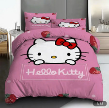 Hello Kitty Bedding Set Coral