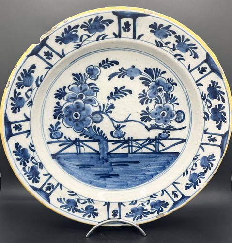 Plat rond creux - en, faïence