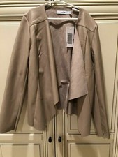 NWT Womens Drape Front Jacket