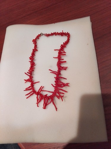Ancien collier corail - collier,