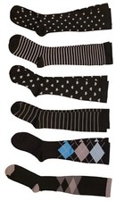 Lot De 6 Chaussettes de Contention L/XL