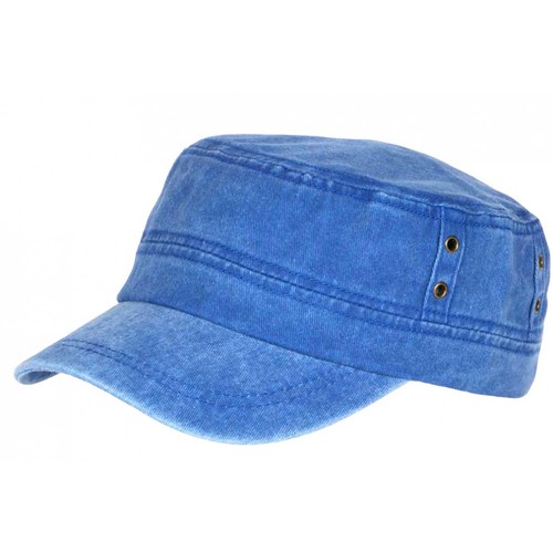 Casquette militaire bleue - militaire,