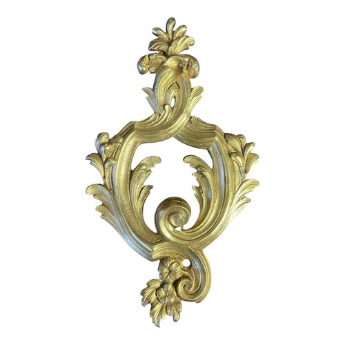 Cartouche bronze doré de - bronze,