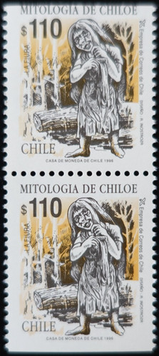 Timbres chili mythologie - timbres,