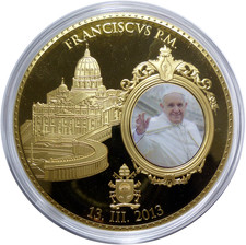 Médaille Vatican Le Pape