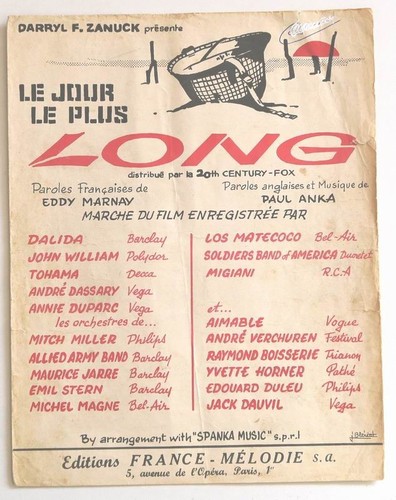 Partition ancienne sheet music
