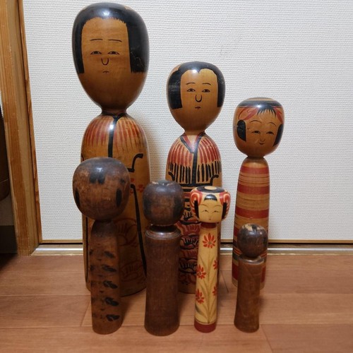 Lot poupées kokeshi - lot, 7
