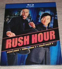 * COFFRET BLU RAY NEUF SOUS BLISTER RUSH HOURS LA TRILOGIE VERSION FRANÇAISE