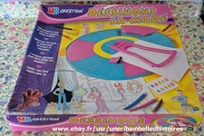 jeu  MB dessinons la mode, MB Créations, Plateau, notice, craie noire