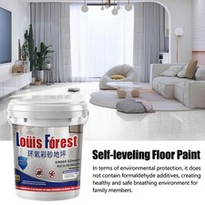 High-Gloss Marble Effect Self-leveling Floor Coating Garage Waterproof Paint`;'/