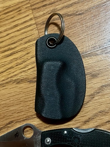 Kydex key sheath for - key, spyderco