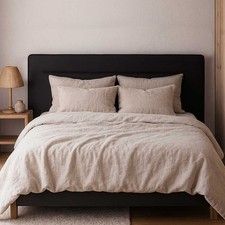 Tête de lit largeur 200 x 90 cm simili cuir Terracotta