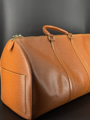 Sac keepall louis vuitton cuir - vuitton,