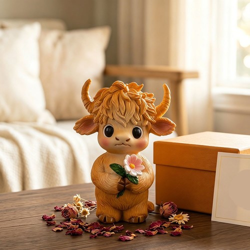 Figurine vache fantaisiste