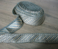 Ancien Galon tapissier fils de soie 4,40 Mètres