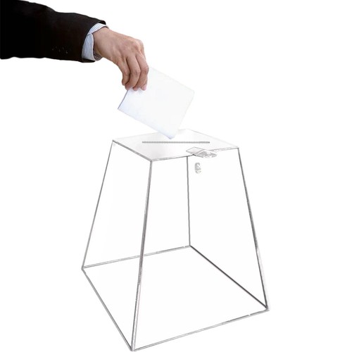Boîte don acrylique - en,