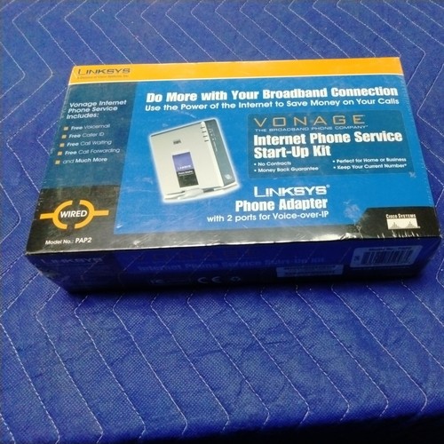 New linksys phone adapter - phone,