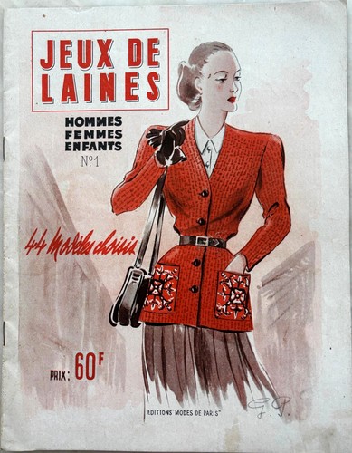 Jeux laine ancienne revue - ancienne,