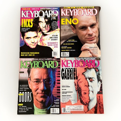 Lot keyboard magazine - of,