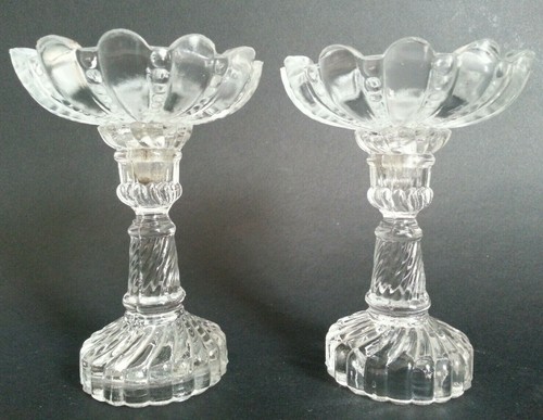 Ancienne paire bougeoirs - ancienne,